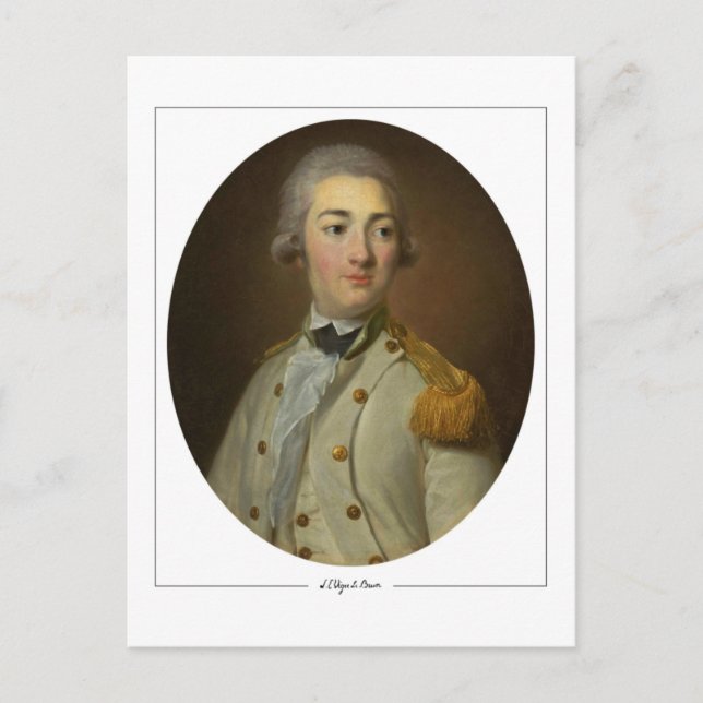 Élisabeth Vigée Le Brun #191 - Cartão postal de ar (Frente)