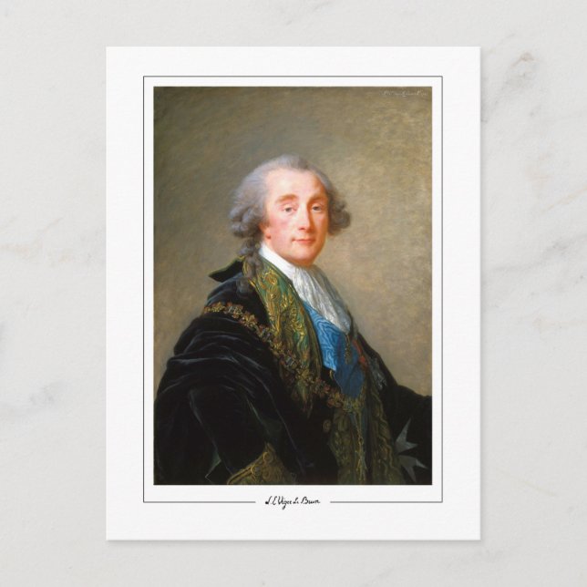 Élisabeth Vigée Le Brun #204 - Cartão postal de ar (Frente)