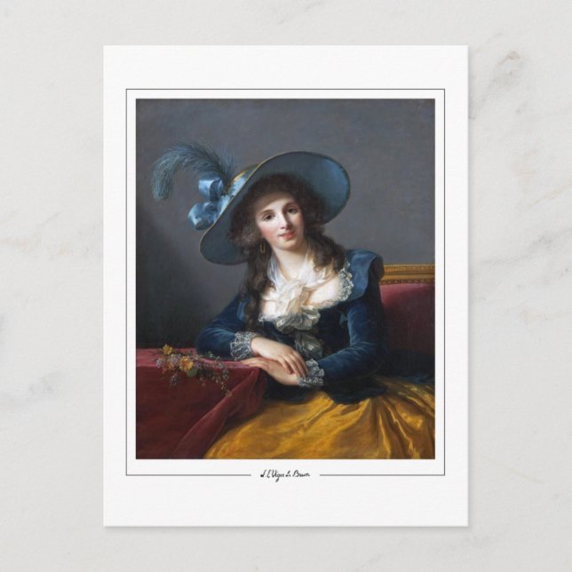 Élisabeth Vigée Le Brun #241 - Cartão postal de ar (Frente)