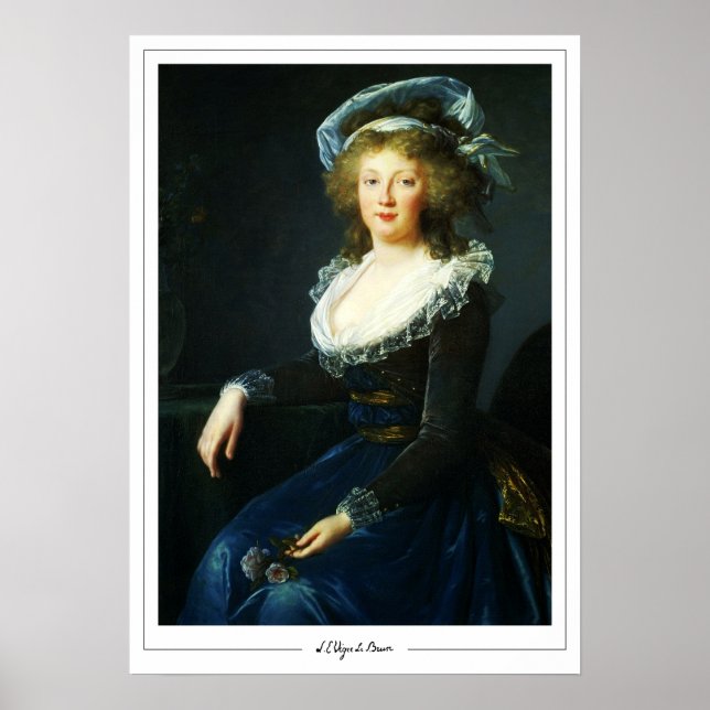 Élisabeth Vigée Le Brun Zedign Art Poster #147 (Frente)