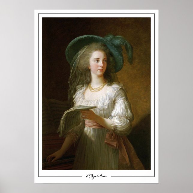 Élisabeth Vigée Le Brun Zedign Art Poster #203 (Frente)