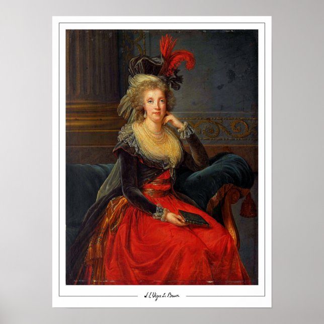 Élisabeth Vigée Le Brun Zedign Art Poster #216 (Frente)