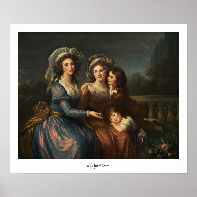 Élisabeth Vigée Le Brun Zedign Art Poster nº 11 (Frente)