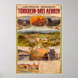 Elische Bergbahn Türkheim-Drei Aehren, Poster