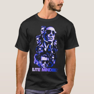 Elite Mindset Luxo Premium Camiseta Preta Masculin