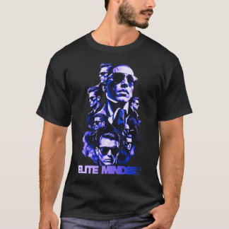 Elite Mindset Luxo Premium Camiseta Preta Masculin