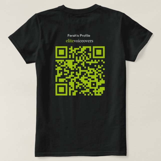 EliteVoiceover A Camisa Negra de Ferah (Verso do Design)