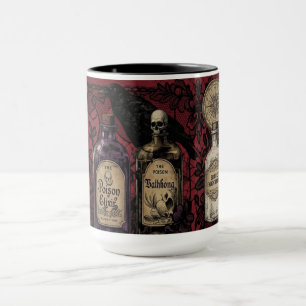 Elixires Curiosos & Caneca de Café Raven Gothic (1