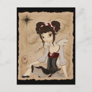 Elizabeth - Cartão postal de pirata fada