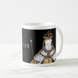 Elizabeth mim caneca do fator de Rex