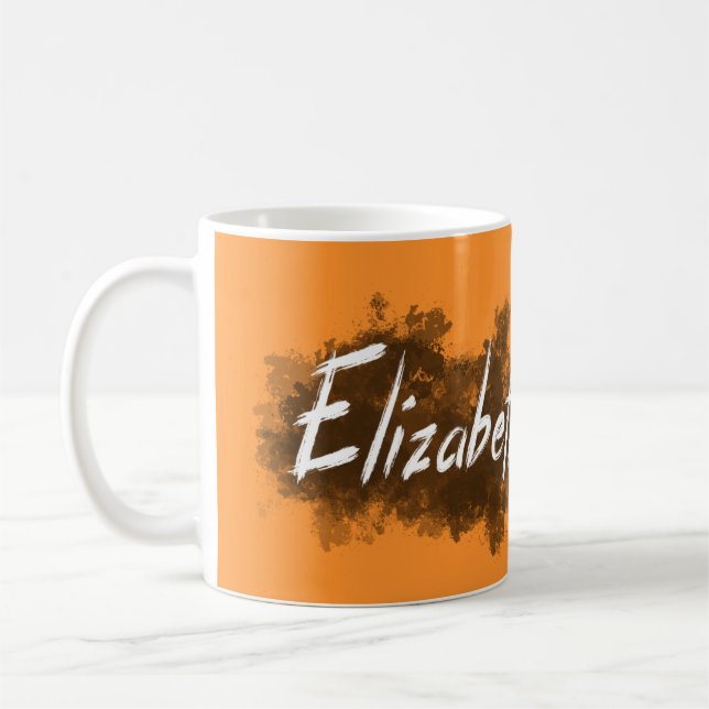 Elizabeth - seu nome na caneca - o melhor kuandika (Esquerda)