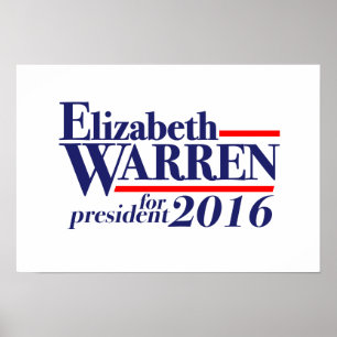 Elizabeth Warren para o poster 2016 do presidente