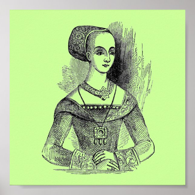 Elizabethan Clothing Poster (Frente)