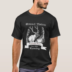 Elk. Parque Nacional Grand Teton. Camiseta