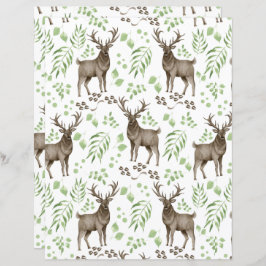 Elk Scrapbook Paper