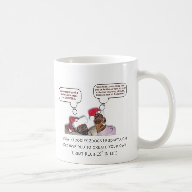 Ella & Louie discutem a vida - caneca de café (Direita)