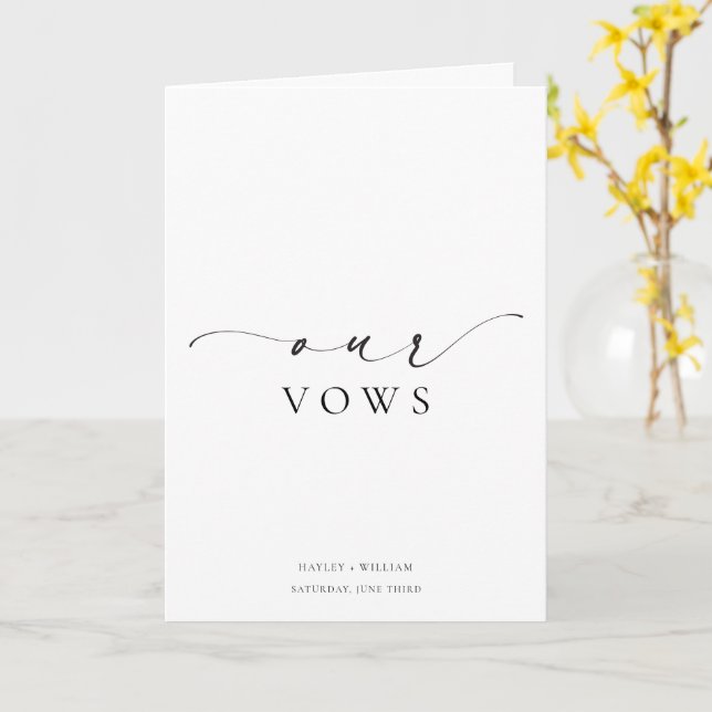 Ellesmere Nosso Cartão De Casamento (Flor Amarela)