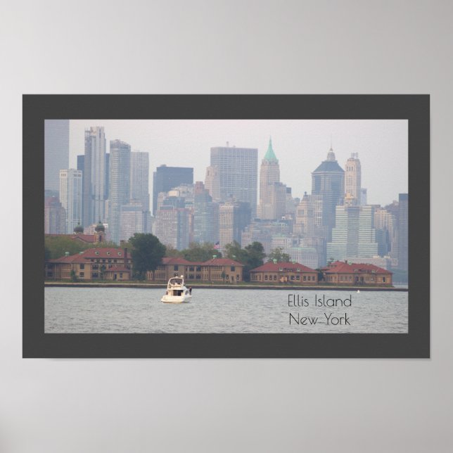 Ellis Island New York Poster (Frente)