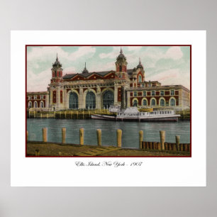 Ellis Island Poster