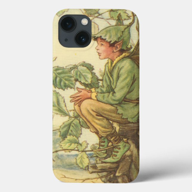 Elm Fairy alada em árvore (Verso)