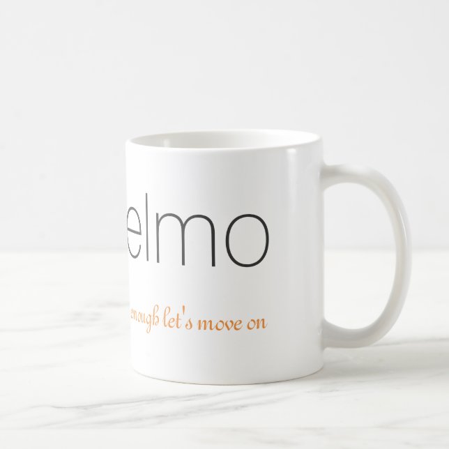 Elmo & a caneca | do logotipo bastante (Direita)