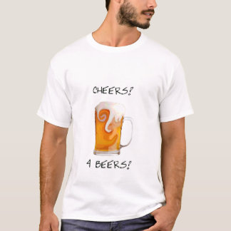 Elogios 4 cervejas - t-shirt