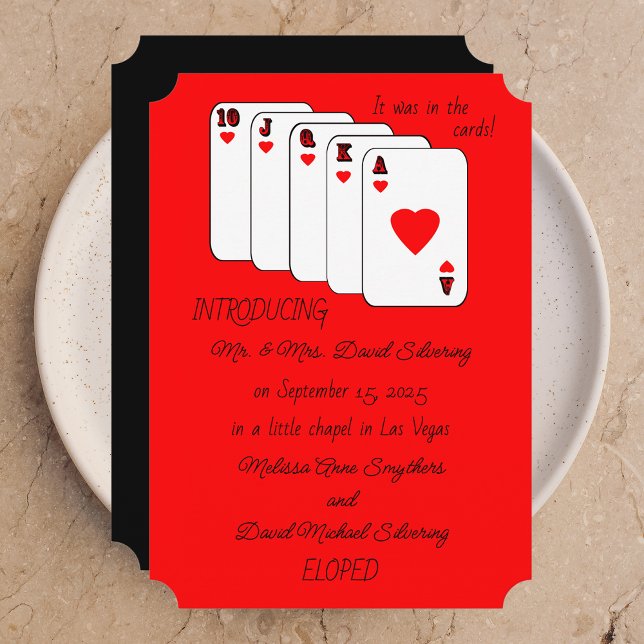 Elopement Anúncio Royal Flush (Criador carregado)