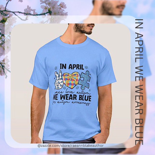 Em Abril Nós Usamos Camiseta Azul de Conscientizaç (Criador carregado)