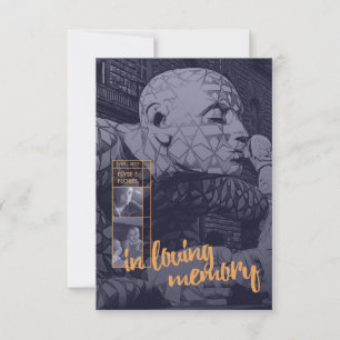 em anúncios de funeral de memória amorosa