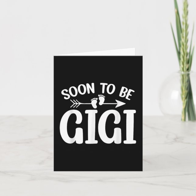 Em Breve Ser Gigi Mulheres Grávida Anúncio Grande (Frente)