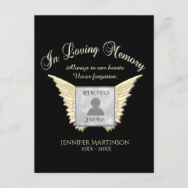 Em Cartão com fotos de memória de amor