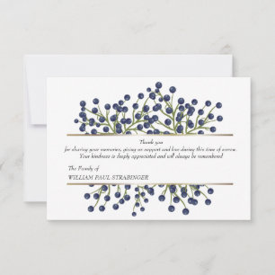 Em Cartões de agradecimentos de simpatia