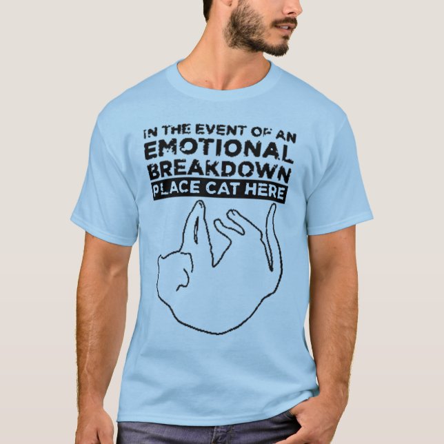 Em caso de avaria emocional do T-Shirt (Frente)