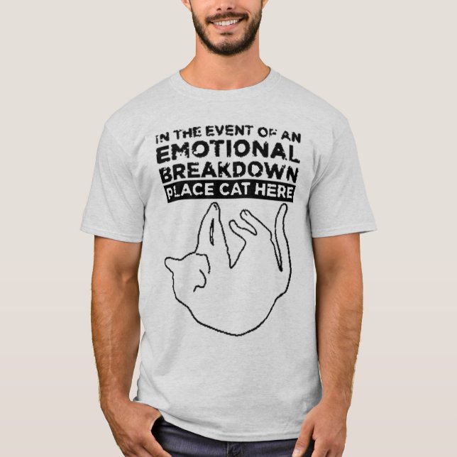 Em caso de avaria emocional do T-Shirt (Frente)
