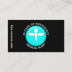 EM CASO DE EMERGÊNCIA Cartão de Alerta Médico