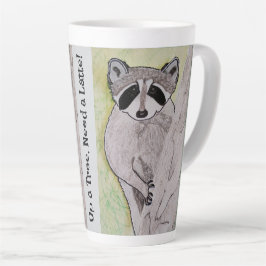 Em cima de uma árvore, precisa de um latte! Caneca