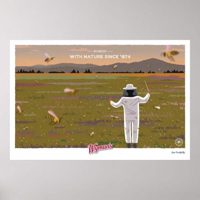 Em Contato com a Natureza desde 1874 Poster (Frente)