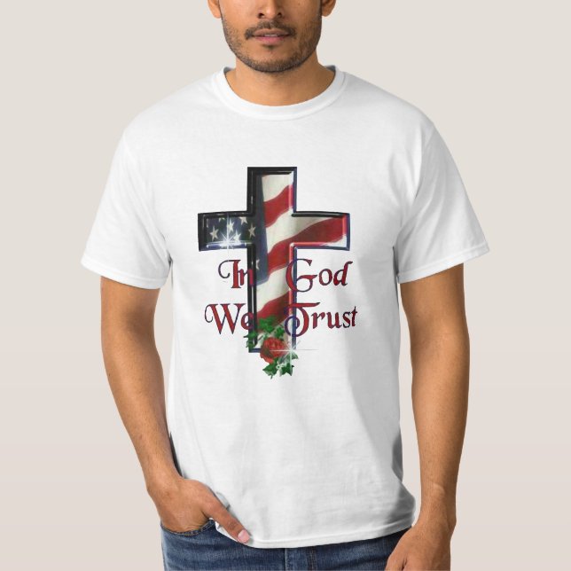 Em Deus Confiamos em T-Shirt (Frente)