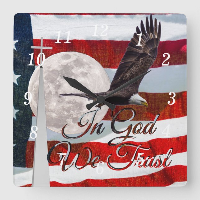 Em Deus, Confiamos no Relógio de Parede (Frente)