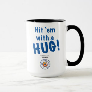 Em do ` da batida com um ABRAÇO! caneca