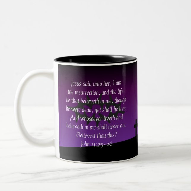 Em Dois Tons 11:25 de John - caneca de café do verso de 26 (Esquerda)