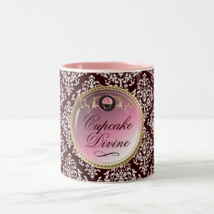 Em Dois Tons 311-Cupcake Divine a caneca de café
