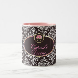 Em Dois Tons 311-Cupcake Divine a caneca de café contínua