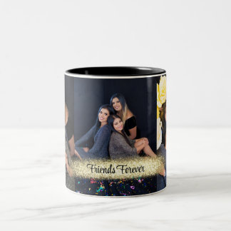 Em Dois Tons 3 fotos personalizadas caneca de café fotográfica