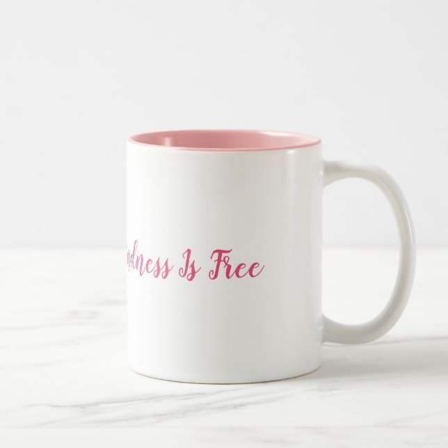 Em Dois Tons A bondade é caneca de café livre (Direita)