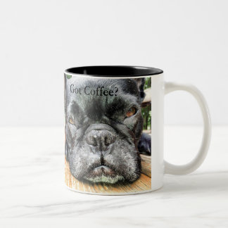 Em Dois Tons A rainha FiFi obteve a caneca de café