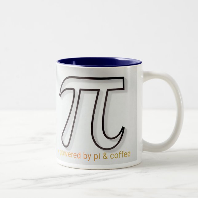 Em Dois Tons Alimentado por Pi & Caneca de Café – Presente Mini (Direita)