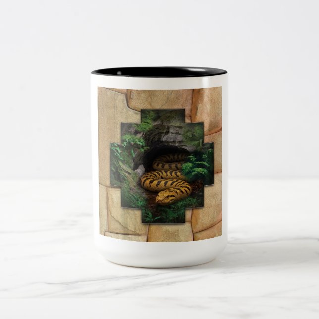 Em Dois Tons Amaru - Caneca de Café (Centro)