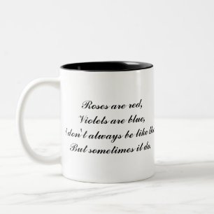 Em Dois Tons Às Vezes, É Como Se Fosse Uma Caneca De Café
