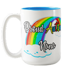 Autismo com Amor: Caneca de Café Proud Nana
